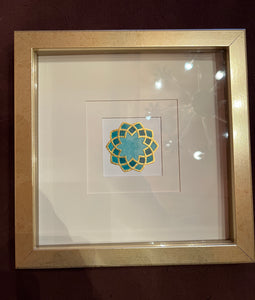 "Amazonite” - Original, Framed