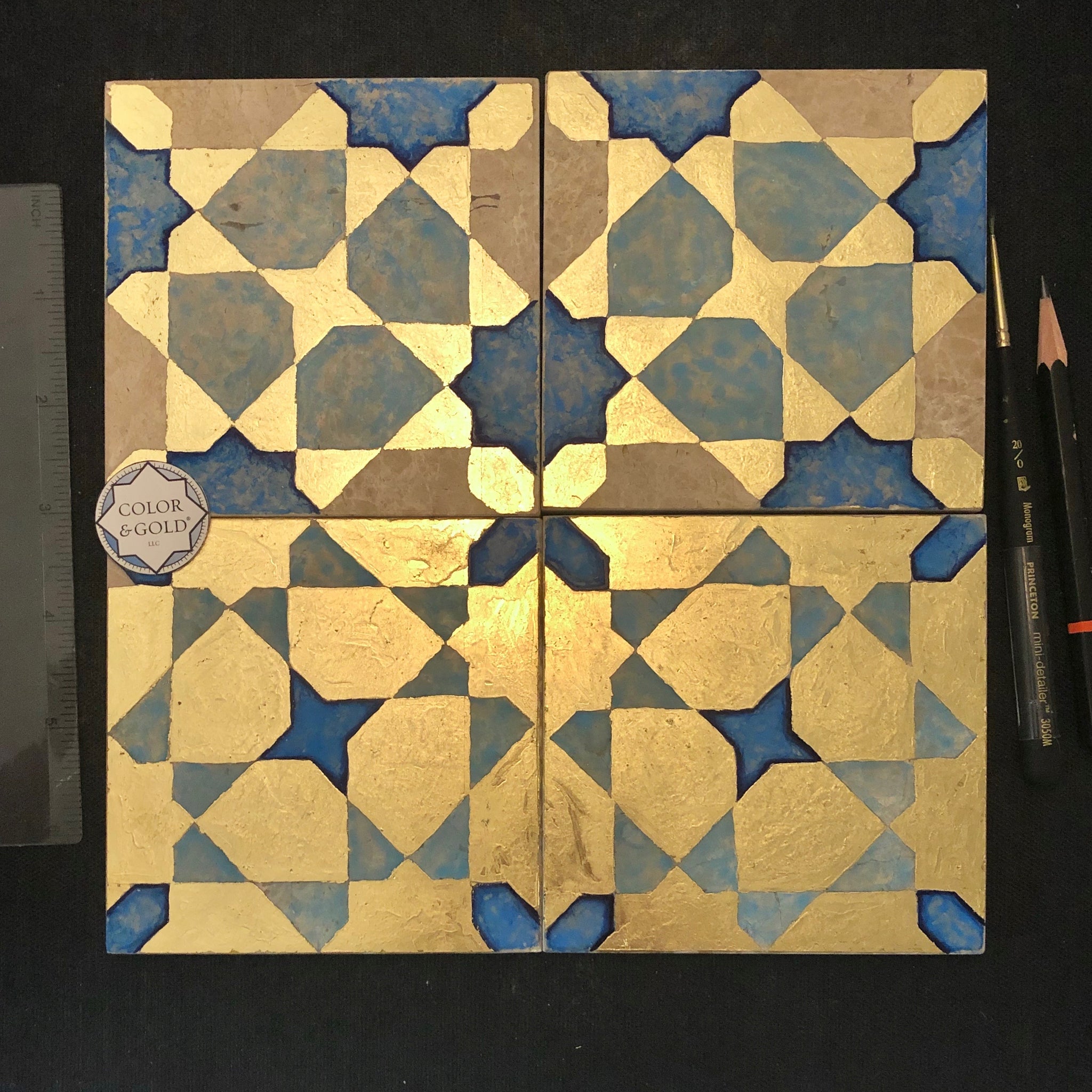 Gilded Stone Tile