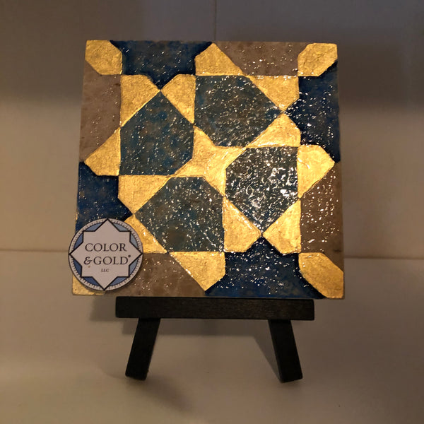 Gilded Stone Tile